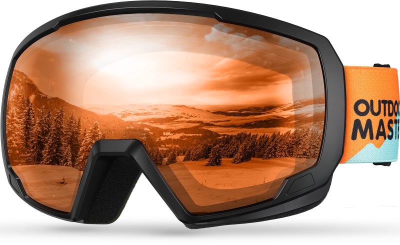 OutdoorMaster Kids Ski Goggles, Snowboard Goggles - Youth Snow Goggles - Sunset Slope - Image 1